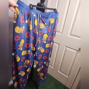 The Simpsons Mens Size XXL Sleepwear Pants